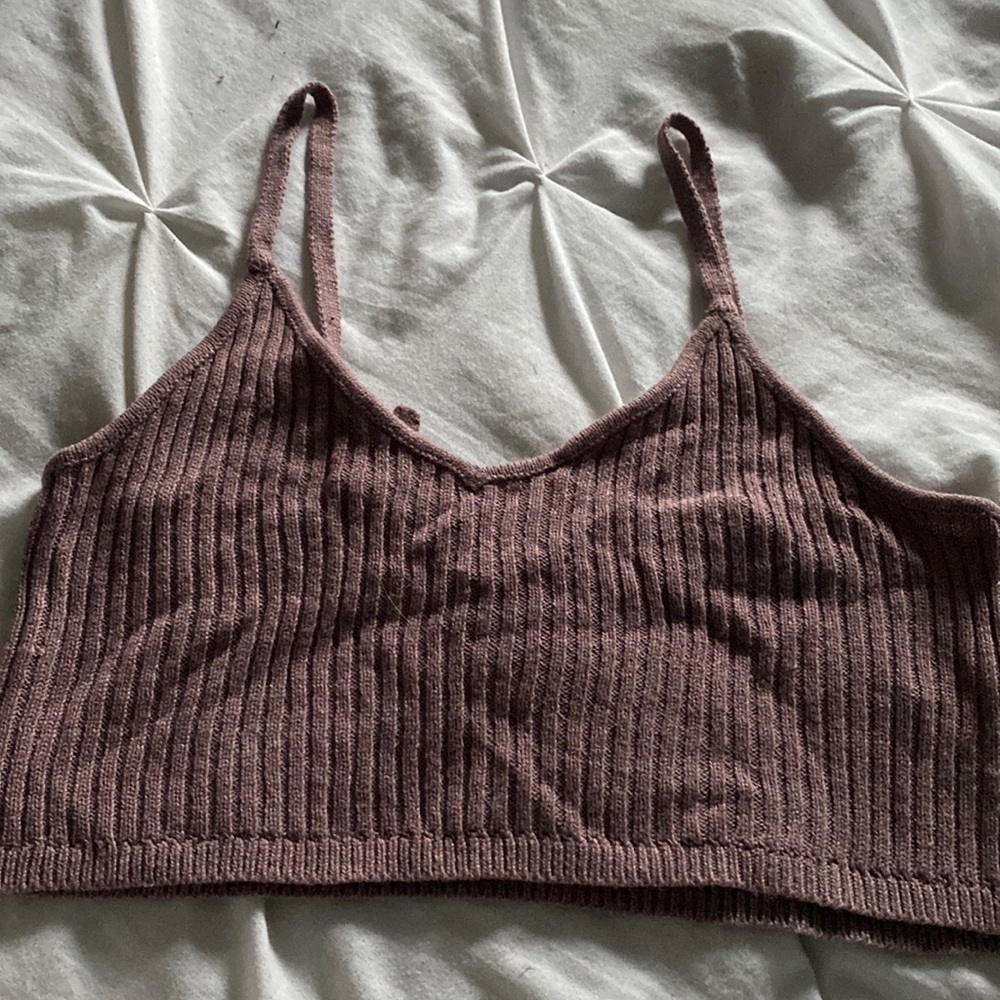 Wild Fable purple crop tank top size xl